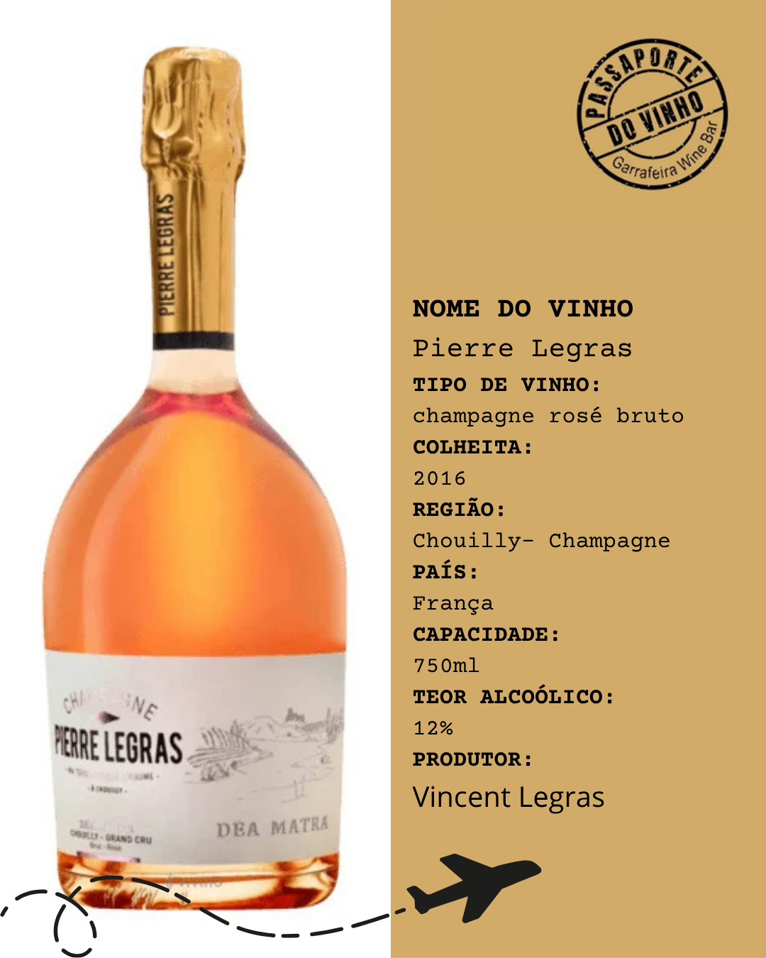 Pierre Legras Dea Matra Rosé Grand Cru 2016